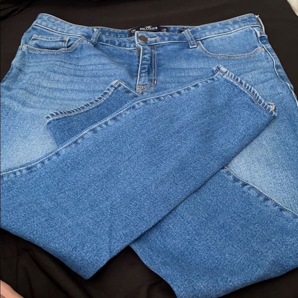 hollister mom jeans